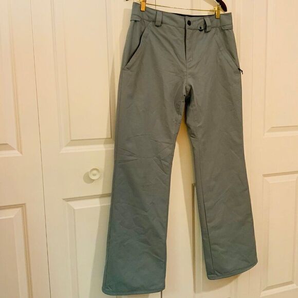 Volcom Blue Green Women’s Frochickie Insulated Ski Snow Pant Medium - Picture 4 of 14